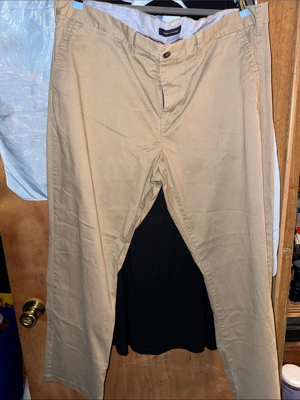 Tommy Hilfiger chinos 42*32 khaki, Lightweight and stretchy